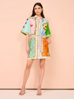 Alemais Rummy Mini Dress Multi Size AU 10 for rent on The Volte - image 1