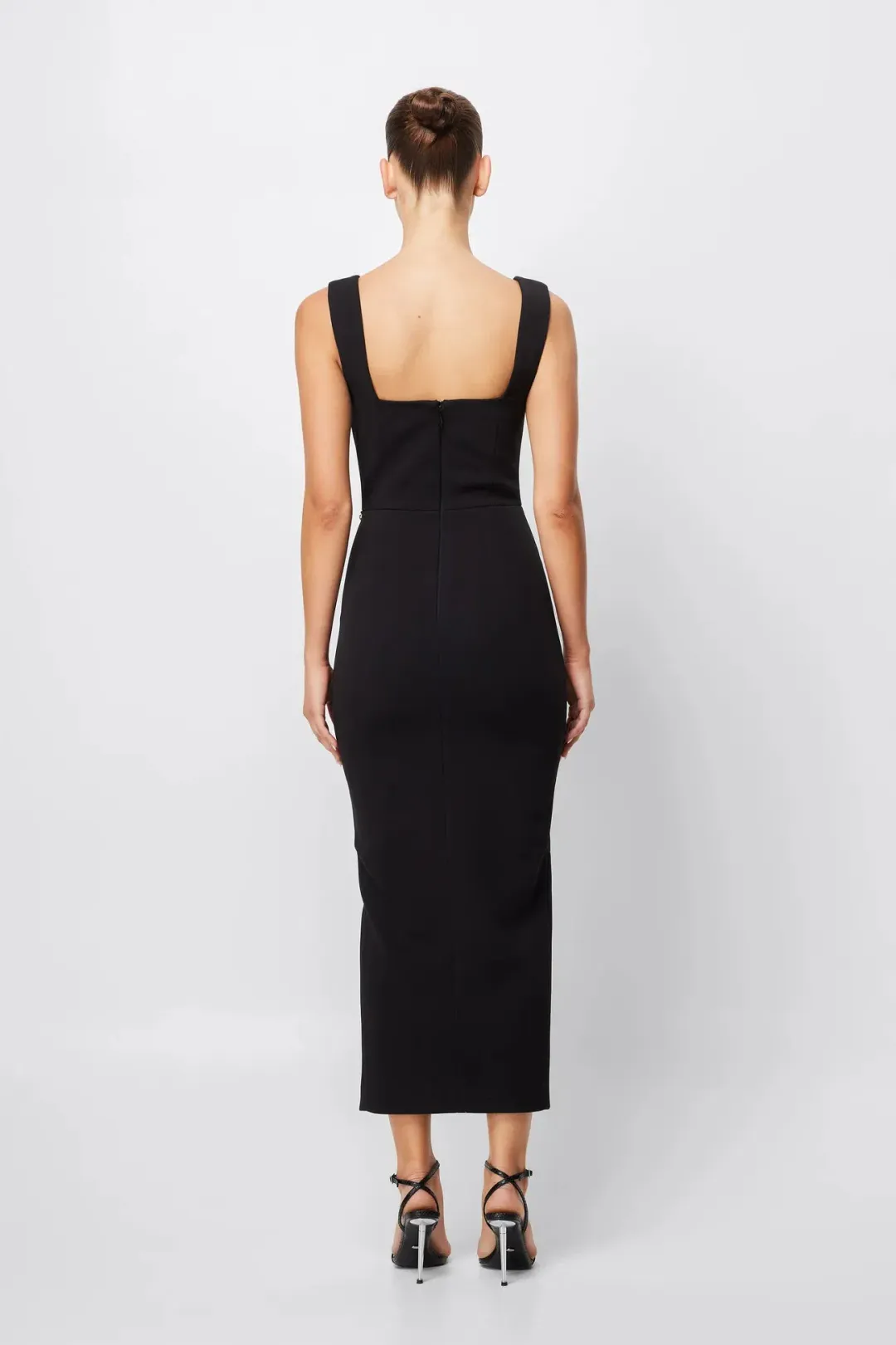 Mossman Envy Midi Dress Black Size AU 10 for rent on The Volte - main image
