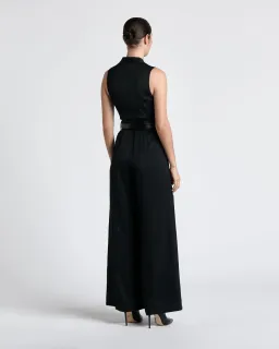 Cue Twill Utility Jumpsuit Black Size 14 for rent on The Volte - image 3