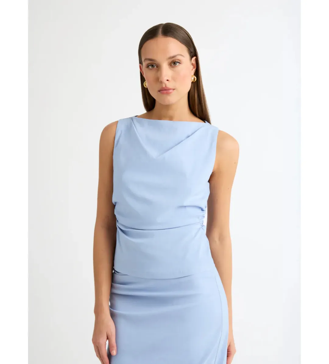 Sheike Lake Serenity Top Size AU 8 and Skirt Size AU 10 Set in Periwinkle for rent on The Volte - main image