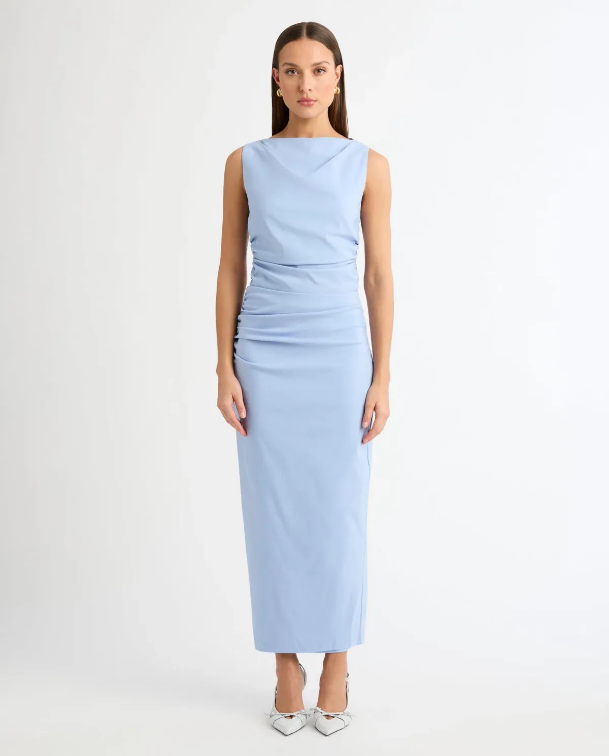 Sheike Lake Serenity Top Size AU 8 and Skirt Size AU 10 Set in Periwinkle - Image 1