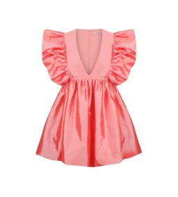Hansen & Gretel Cosmo Mini Dress in Watermelon Size 12 for rent on The Volte - image 6