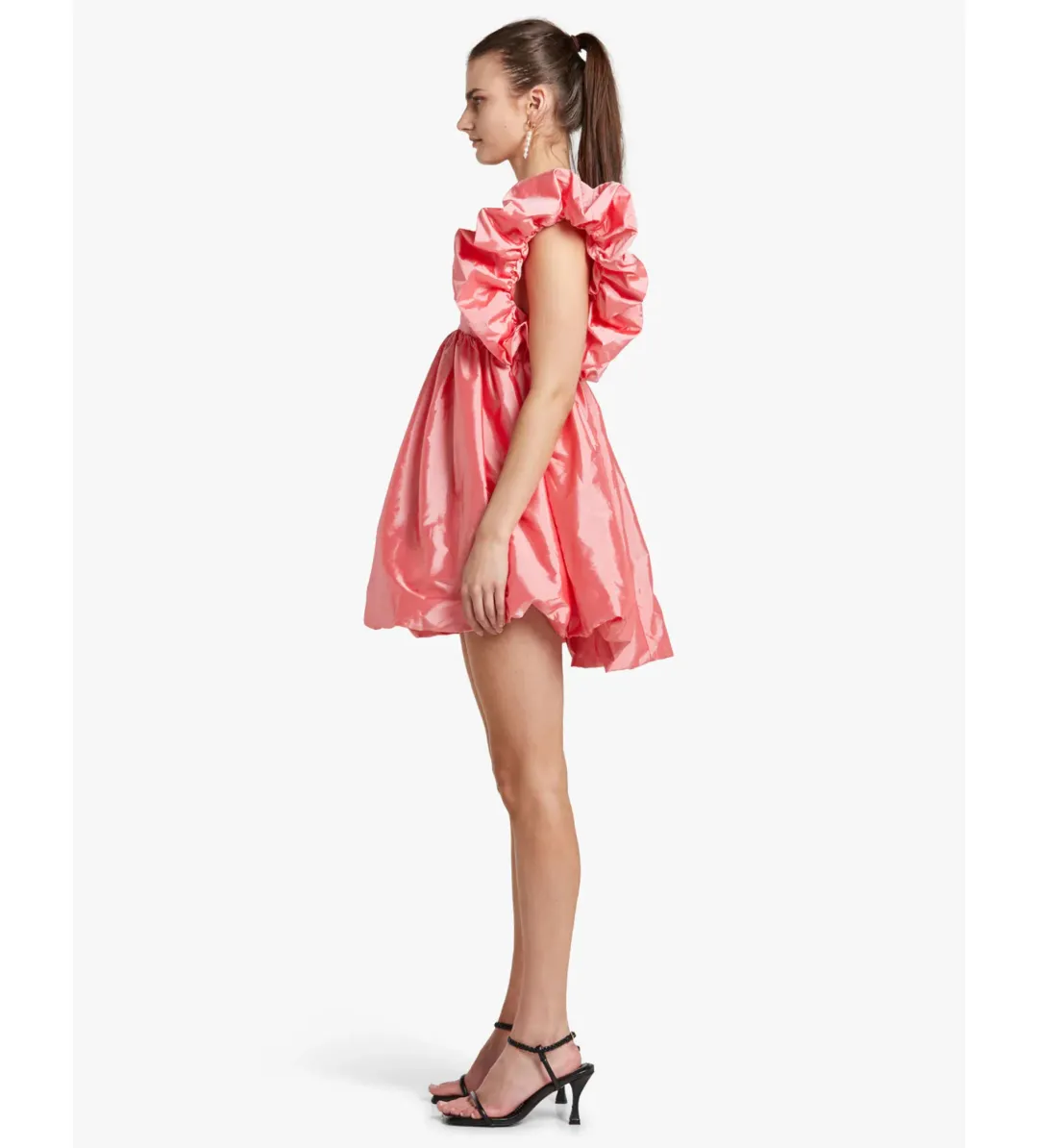 Hansen & Gretel Cosmo Mini Dress in Watermelon Size 12 for rent on The Volte - main image