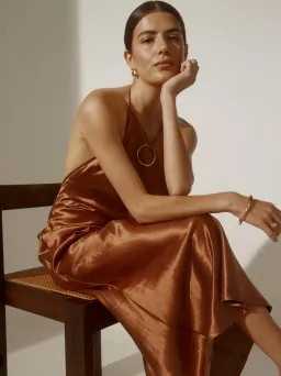 Arnsdorf Faye Midi Dress in Pana Size M / AU 10 for rent on The Volte - image 4