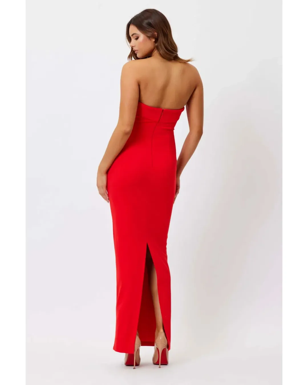 Bianca & Bridgett Adriana Dress Red Size AU 6 for rent on The Volte - main image