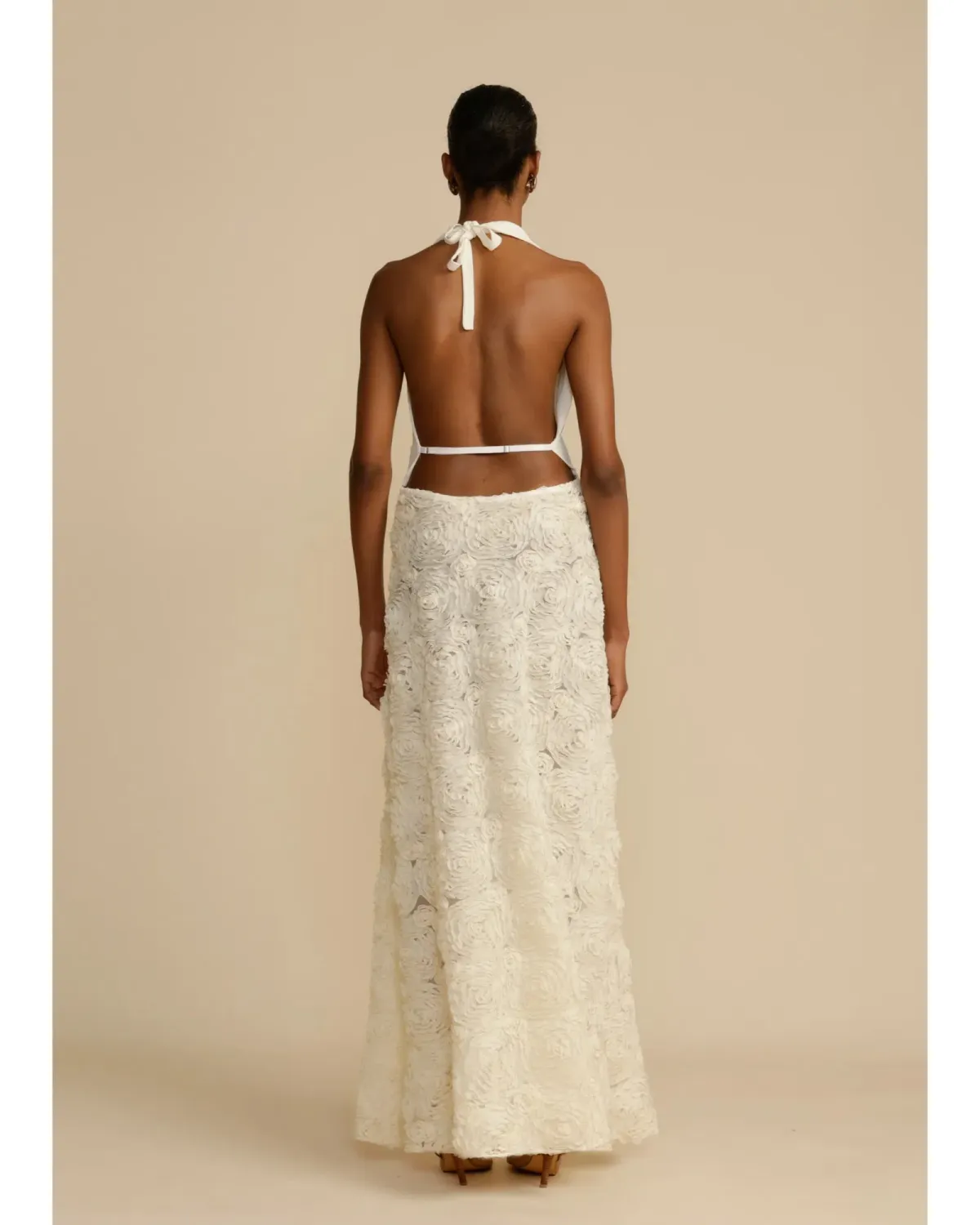 Arcina Ori Adrianna Dress Ivory Size AU 8 - Image 3