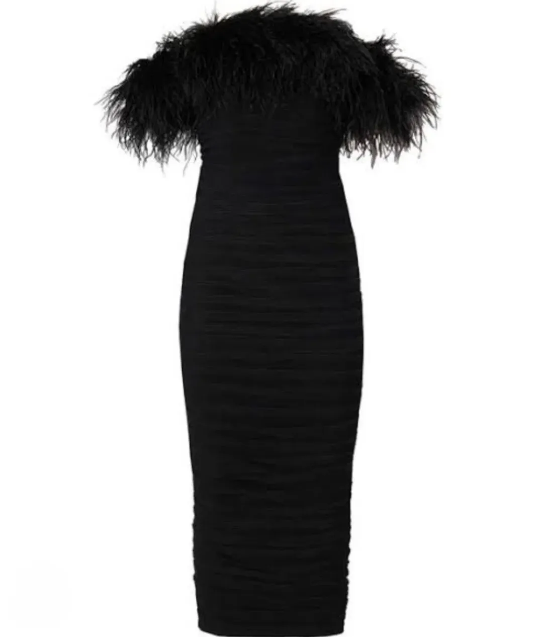Rachel Gilbert Zion Midi Dress Black Size 4 / AU 14 for rent on The Volte - main image