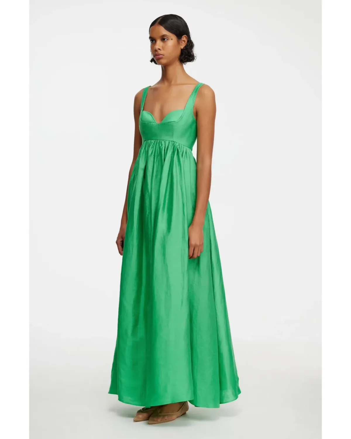 Acler Sandgate Maxi Dress in Shamrock Size AU 12 - Image 2