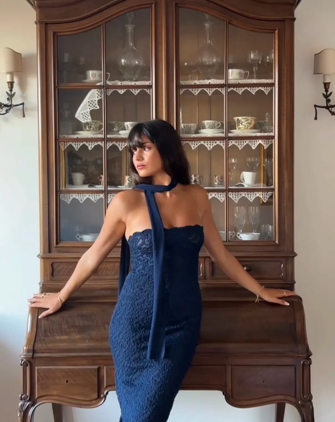 Arcina Ori Meredith Dress Blue Size M / AU 10 for rent on The Volte - main image