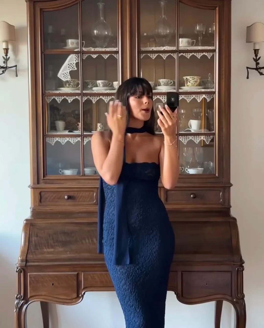 Arcina Ori Meredith Dress Blue Size M / AU 10 for rent on The Volte - main image