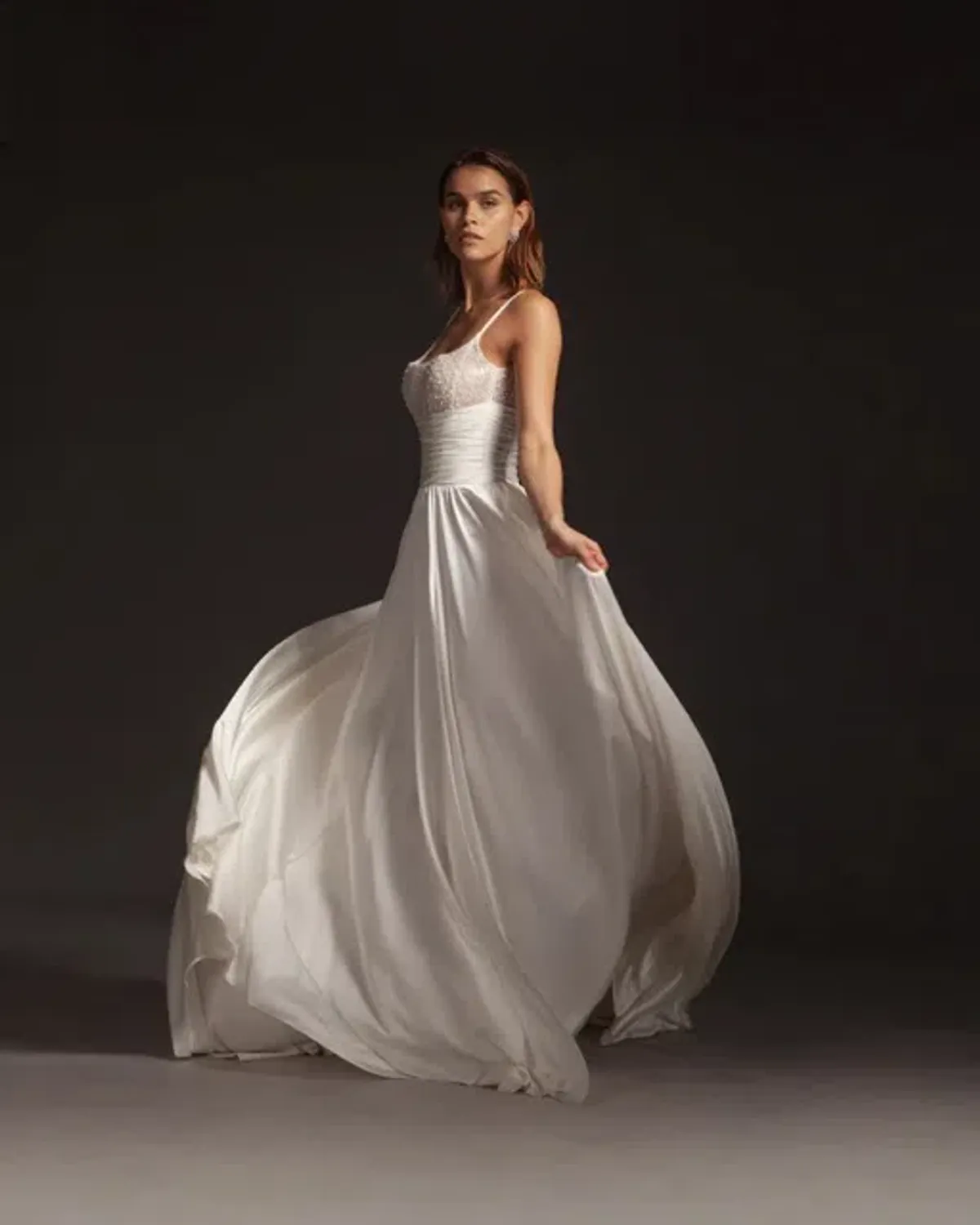 Galia Lahav Tammy Dress White Size 14 - Image 4