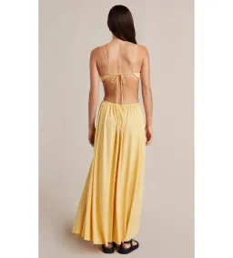 Bec and Bridge Soleil Maxi Dress Yellow Size 10 for rent on The Volte - image 2