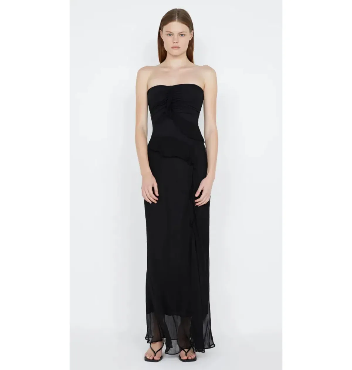 Bec & Bridge Maresca Strapless Dress Black Size AU 8 - Image 1