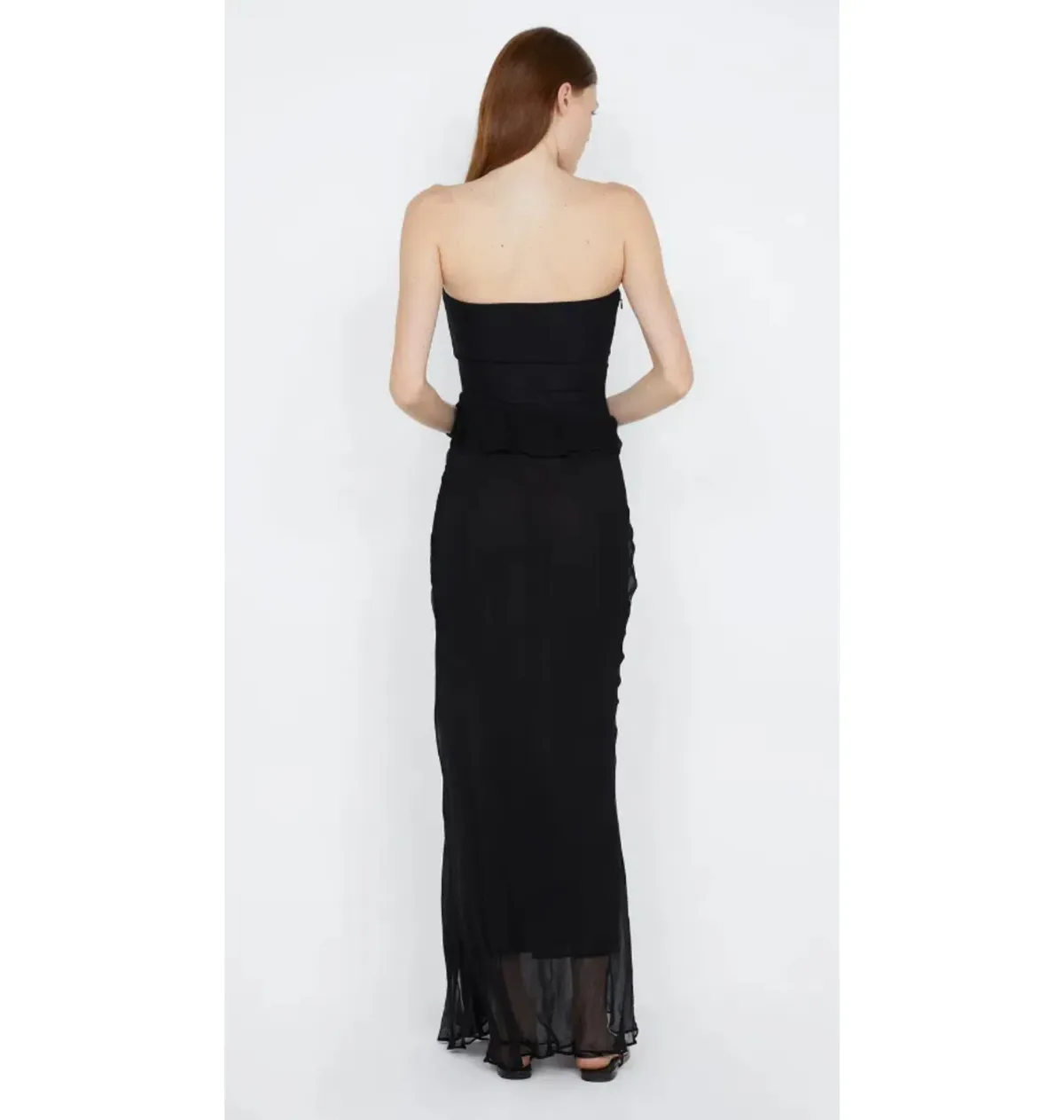 Bec & Bridge Maresca Strapless Dress Black Size AU 8 - Image 3