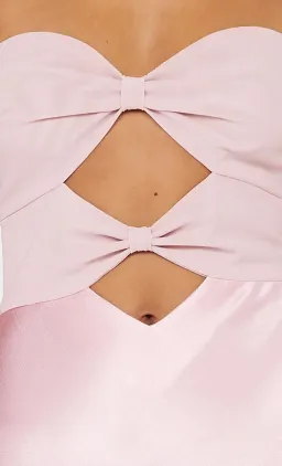 Bec & Bridge Halle Strapless Dress in Dusty Pink Size 6 for rent on The Volte - image 5