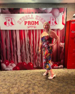 Camilla Bias Slip With Wide Strap in Radical Birth Print Size L (AU 14) for rent on The Volte - image 4