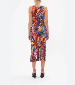 Camilla Bias Slip With Wide Strap in Radical Birth Print Size L (AU 14) for rent on The Volte - image 7