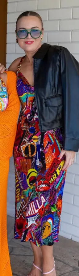 Camilla Bias Slip With Wide Strap in Radical Birth Print Size L (AU 14) for rent on The Volte - image 2