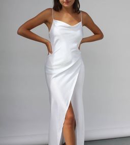 Camilla and Marc Bowery Slip Dress White Size 14 for rent on The Volte - image 1