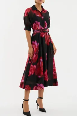 Rebecca Vallance Rosina Midi Dress Floral Size 18 for rent on The Volte - image 4