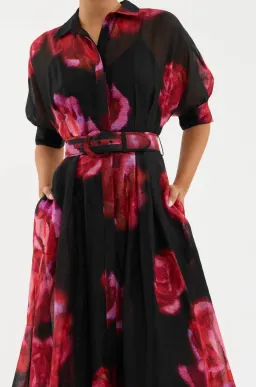 Rebecca Vallance Rosina Midi Dress Floral Size 18 for rent on The Volte - image 5