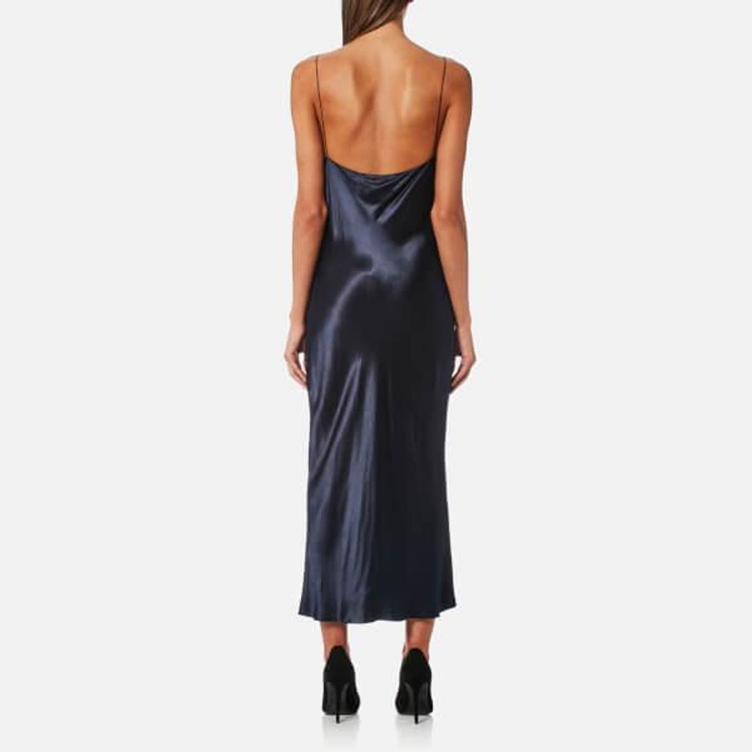 Bec & Bridge Sirens Midi Dress Navy Size AU 6 for rent on The Volte - main image