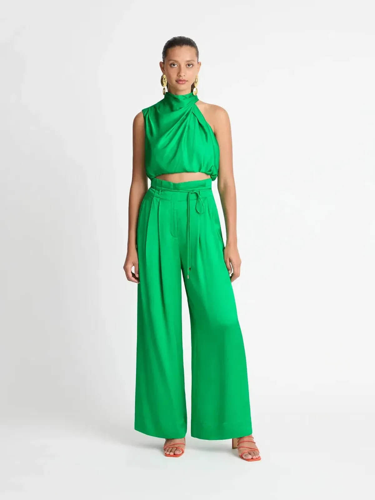 Sheike Gracie Pant & Top Set Green Size 6 for rent on The Volte - main image