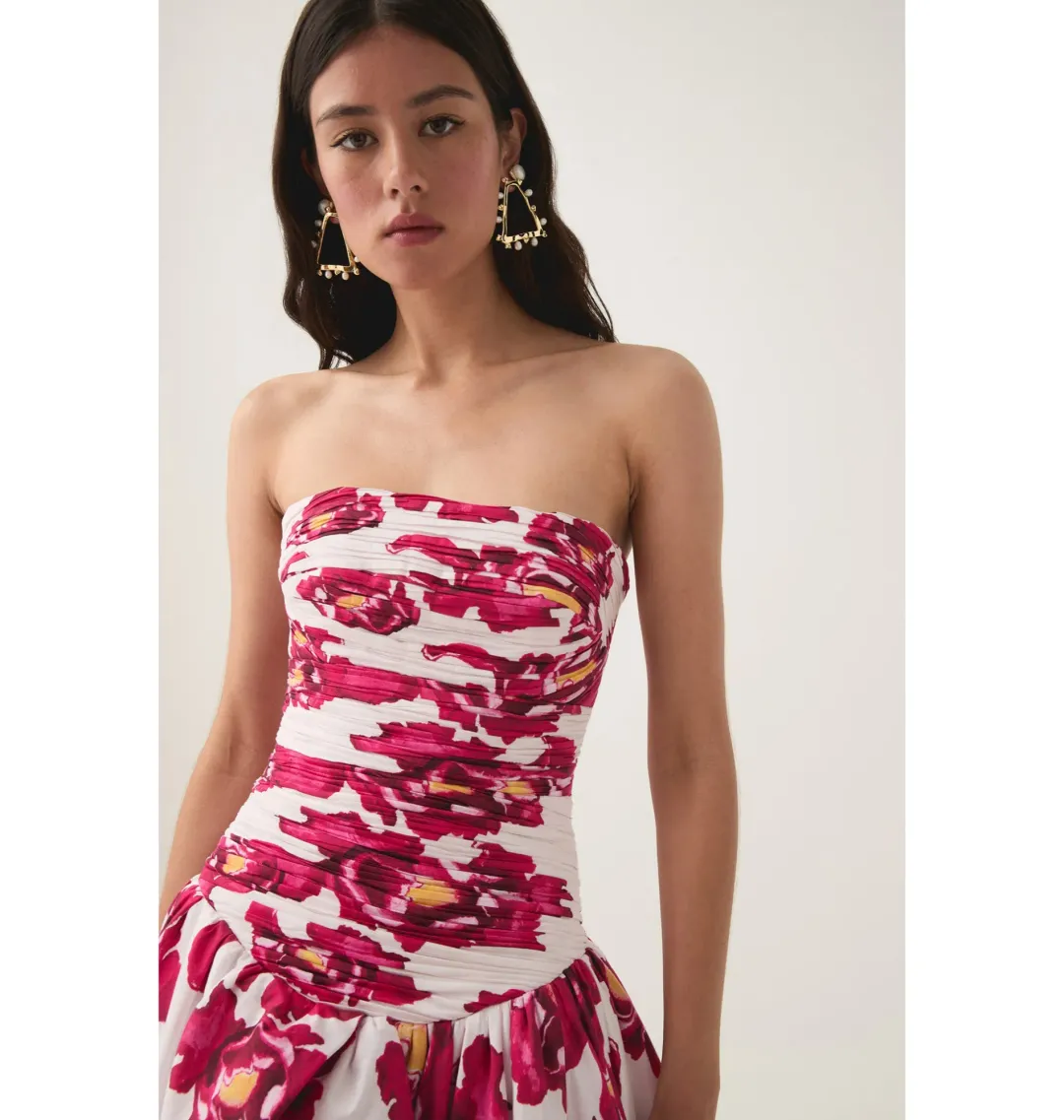 Aje Behold Maxi Dress in Boldly Blooming Size AU 8 for rent on The Volte - main image