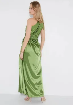 SONYA MODA Nour Maxi Dress Olive size 12 for rent on The Volte - image 3