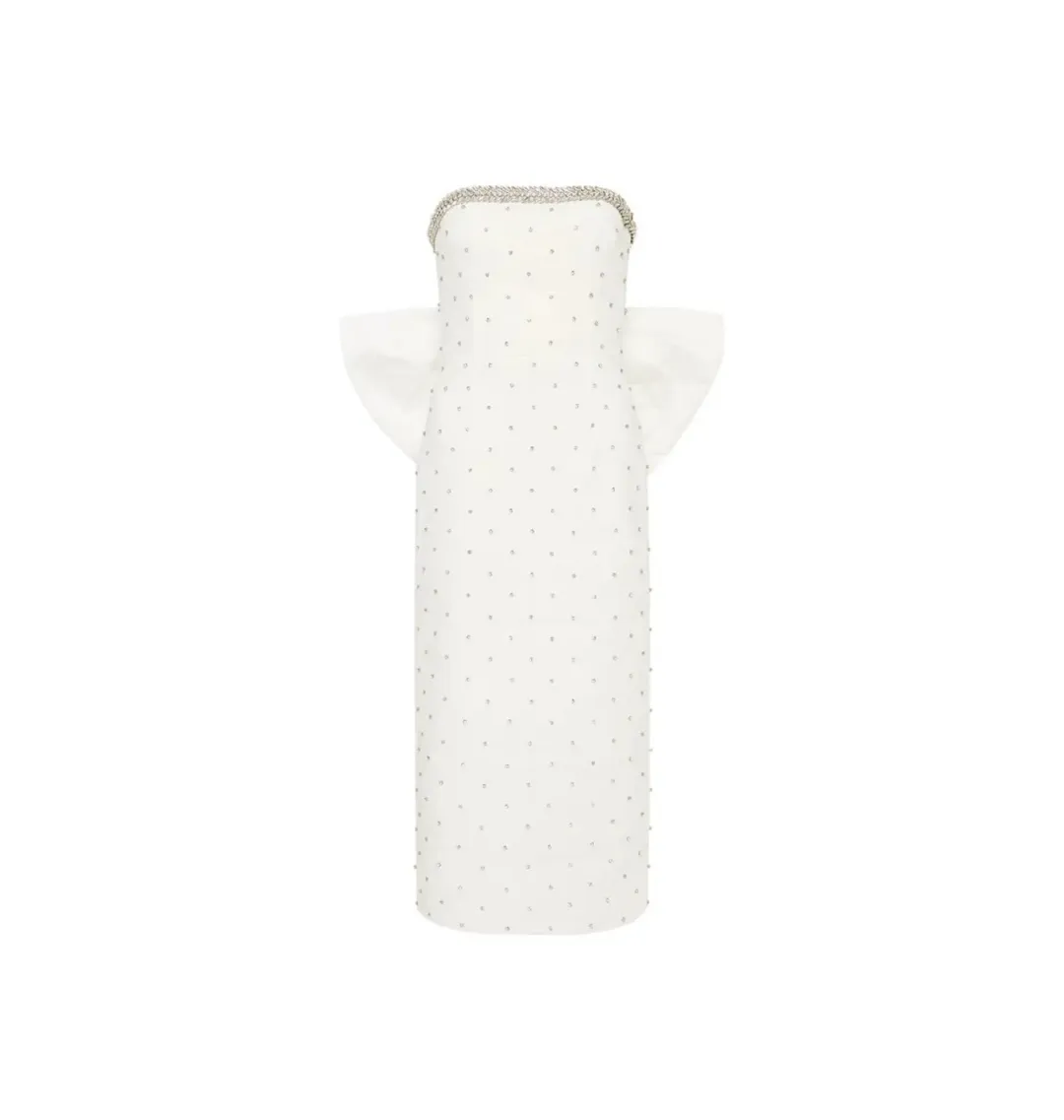 Rebecca Vallance Alpine Midi Dress White Size AU 8 for rent on The Volte - main image