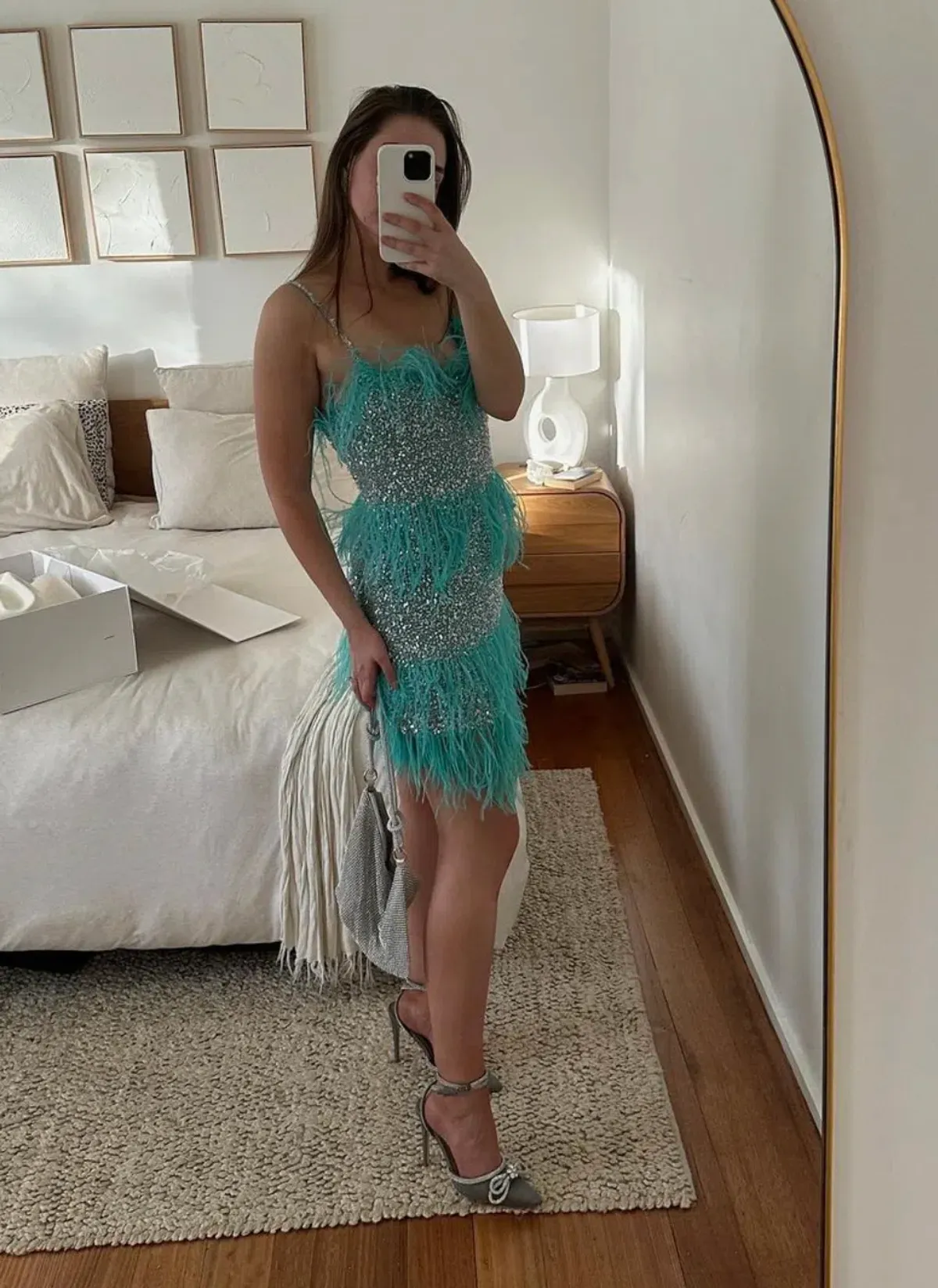 Rachel Gilbert Frenchy Mini Dress Blue Size 10 - Image 7