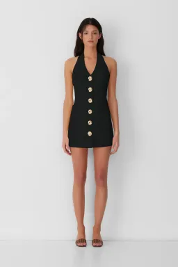 The Wolf Gang Irida Vest Mini Dress Black Size 8 for rent on The Volte - image 1