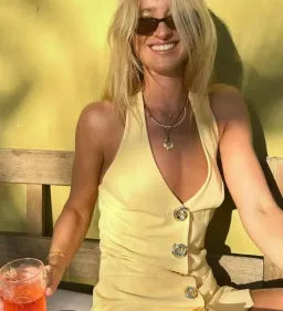 The Wolf Gang Irida Vest Mini Dress Butter Lemon Yellow Size 10 for rent on The Volte - image 6