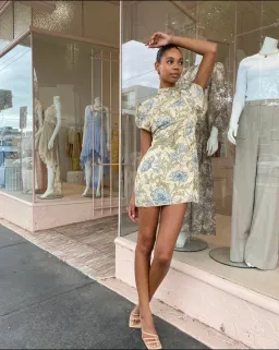 Sir the Label Maev Mini Dress Florence Floral Print Size 8 for rent on The Volte - image 5