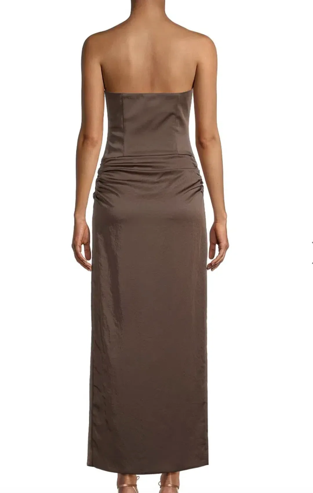 Bec & Bridge Jones Strapless Maxi Dress Cocoa Size 6 for rent on The Volte - main image