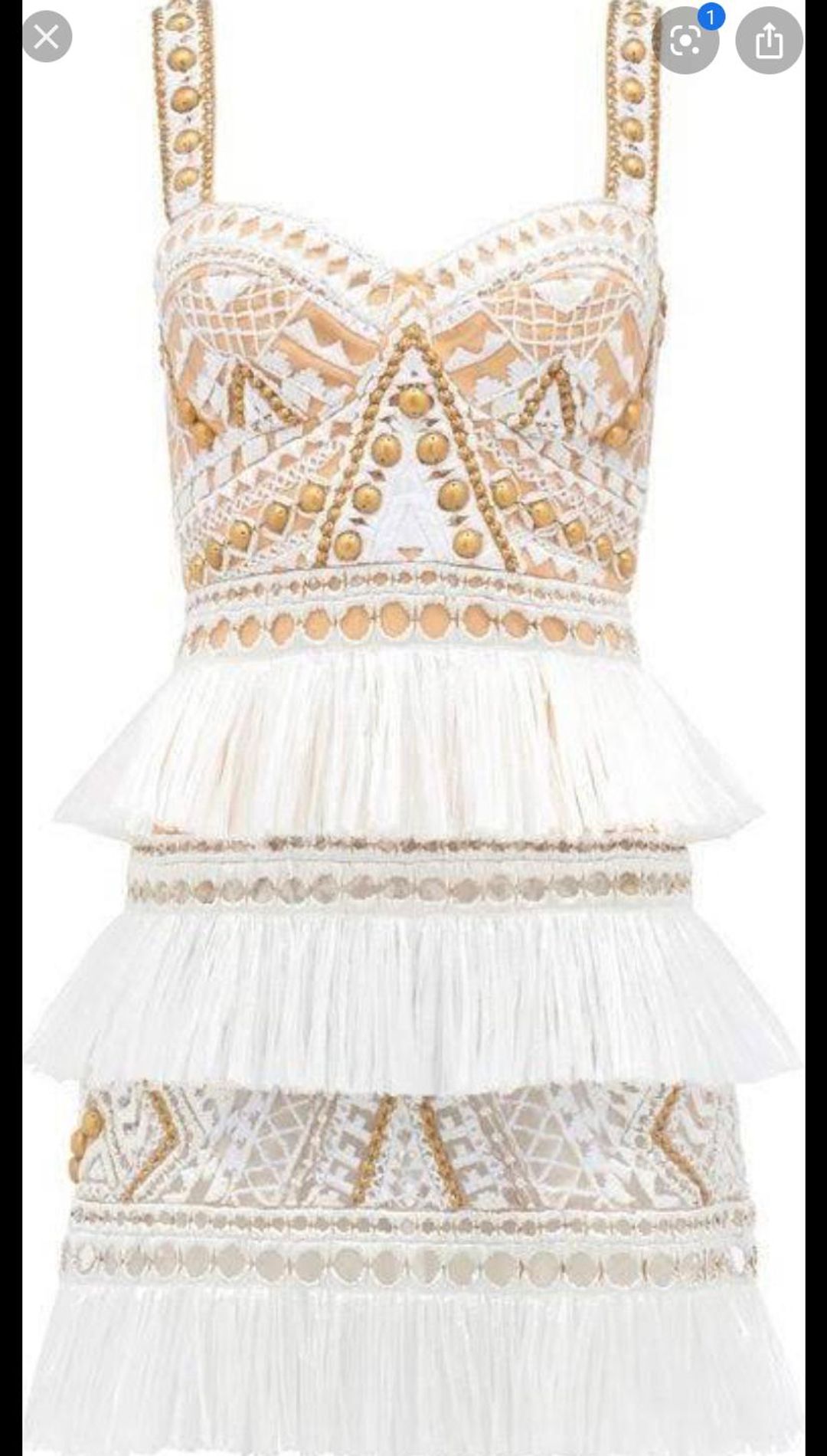 Thurley Ibiza dress Size 10 for rent on The Volte - main image