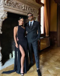 Effie Kats Venezia Gown Black Size M/Au 10 for rent on The Volte - image 4