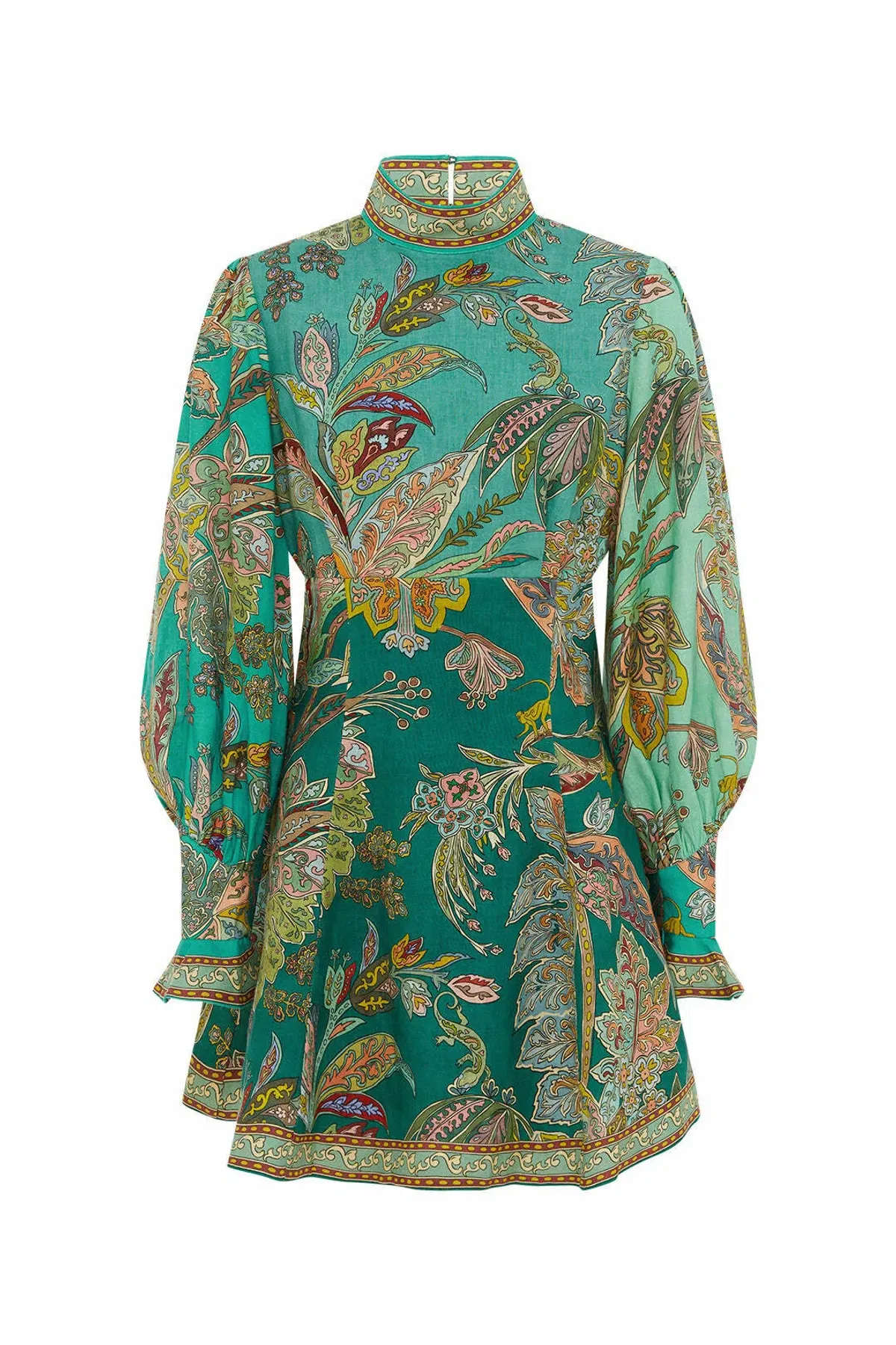 Alemais Franca Mini Dress Green Size 10 - Image 5