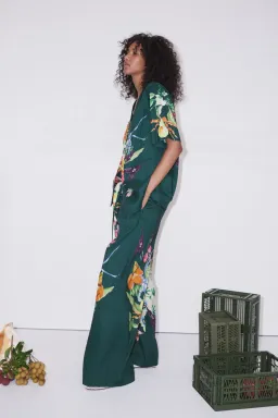 Alemais Aggie Shirt and Pant Set Floral Size 8 for rent on The Volte - image 2