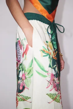 Alemais Aggie Shirt and Pant Set Floral Size 8 for rent on The Volte - image 5