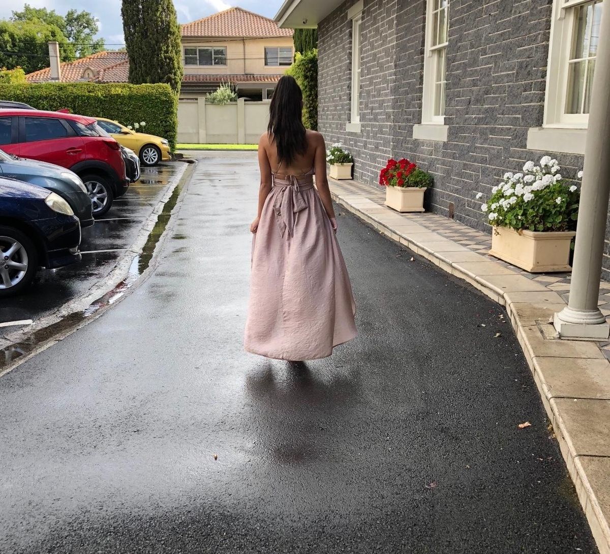 Rose gold/pink dress - Image 1