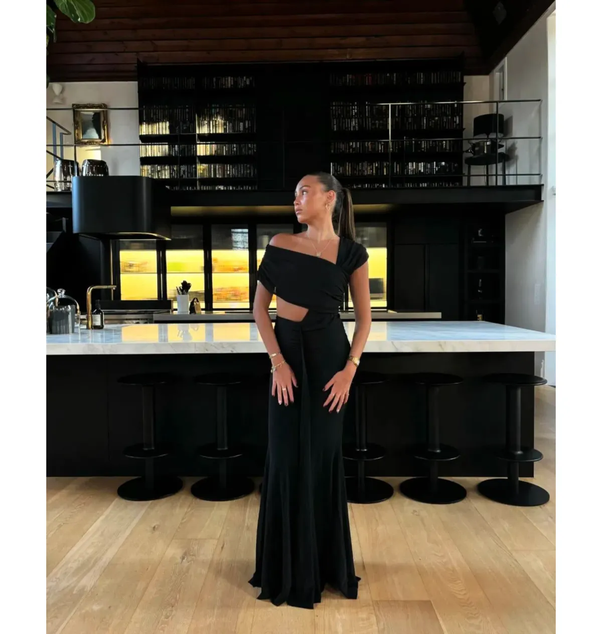 She Is Olla Zimi Dress Black Size AU 8 - Image 4