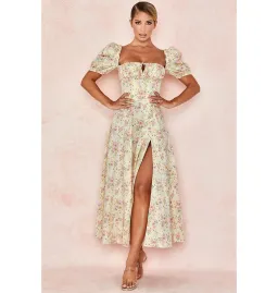 House of CB Tallulah Dress Lemon Floral Size S / AU 8 for rent on The Volte - image 1