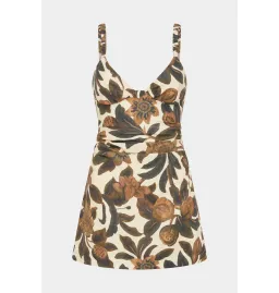 Sir the Label Primrose Ruched Mini Dress Ivory Tapestry Floral Size AU 8 for rent on The Volte - image 4