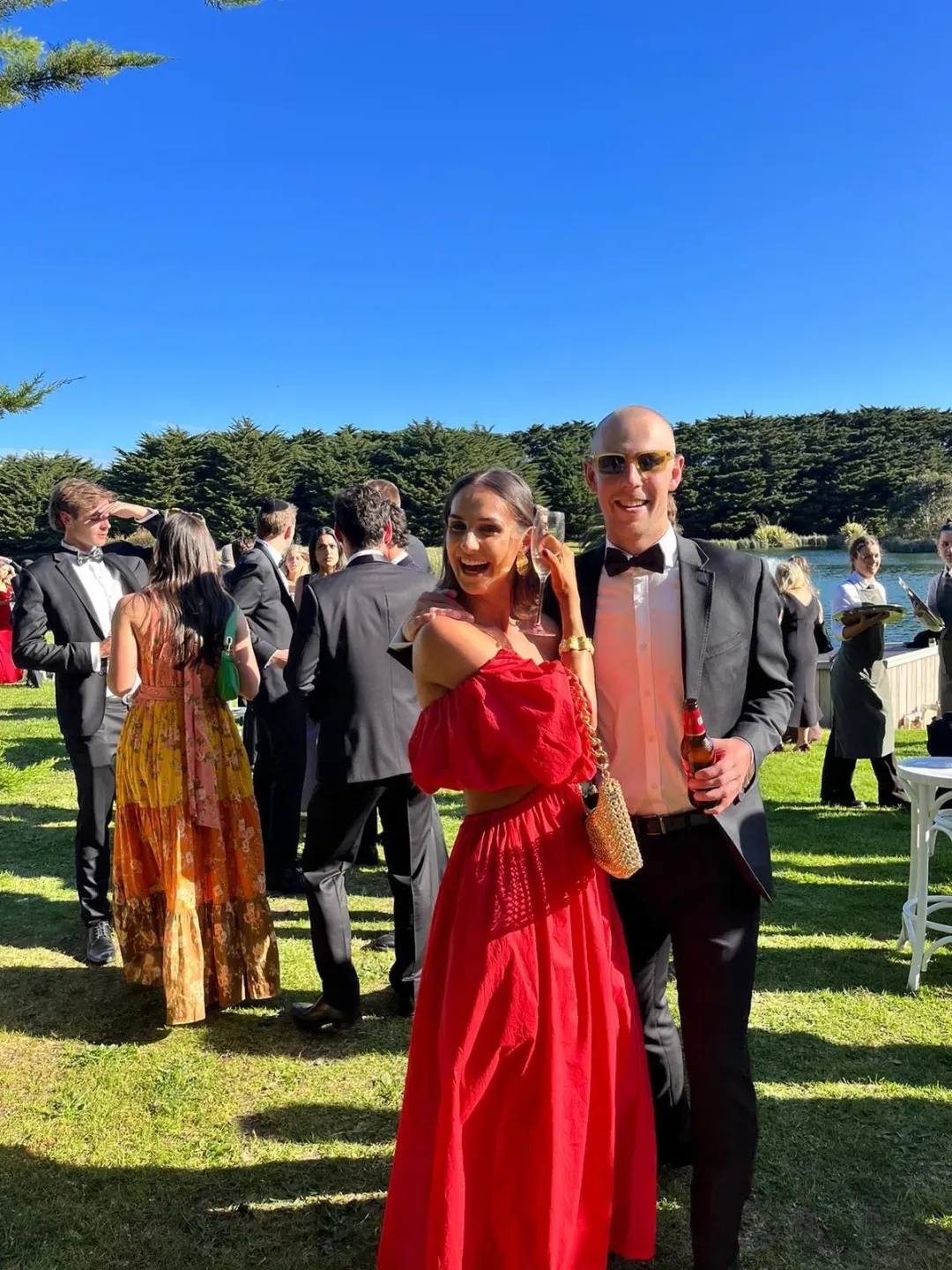 Scanlan Theodore Parachute Cotton Gather Dress Poppy Size 10 for rent on The Volte - main image