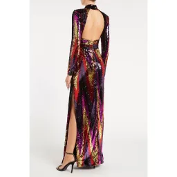 Rebecca Vallance Kaia Zig Zag Gown Multi Size 10 for rent on The Volte - image 3