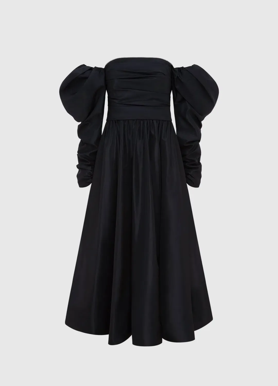 Leo Lin Madison Bustier Midi Dress Ebony Size 14 for rent on The Volte - main image