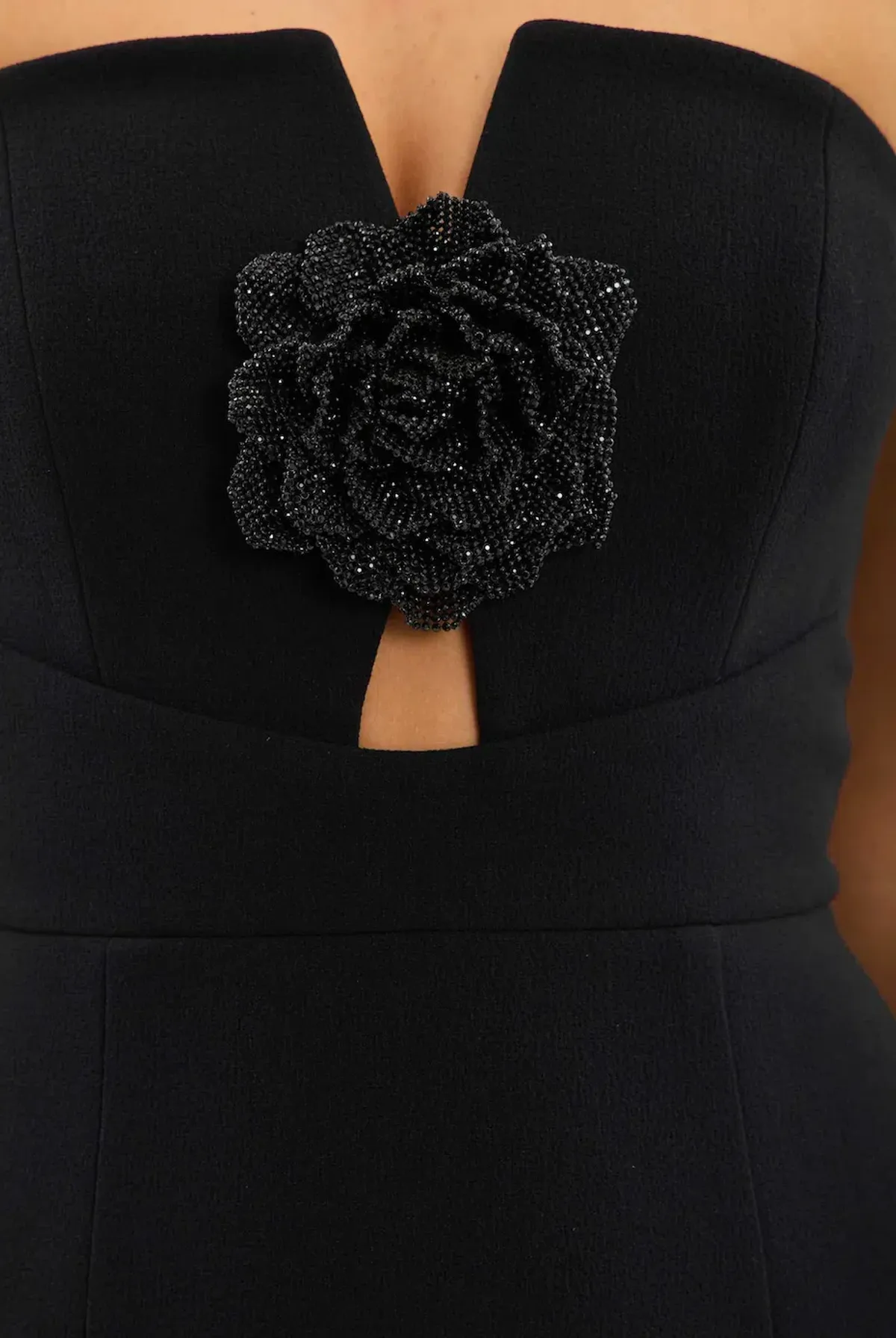 Rebecca Vallance Aubree Midi Dress Black Size 8 - Image 5