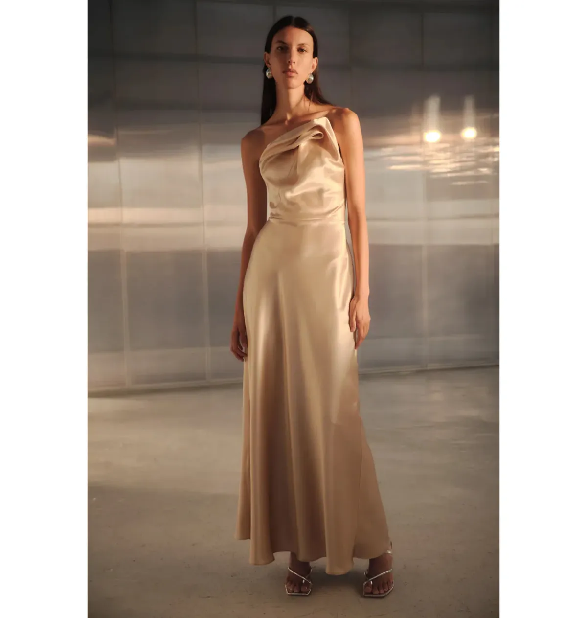 Manning Cartell Show Me Love Strapless Gown Champagne Size AU 10 - Image 1