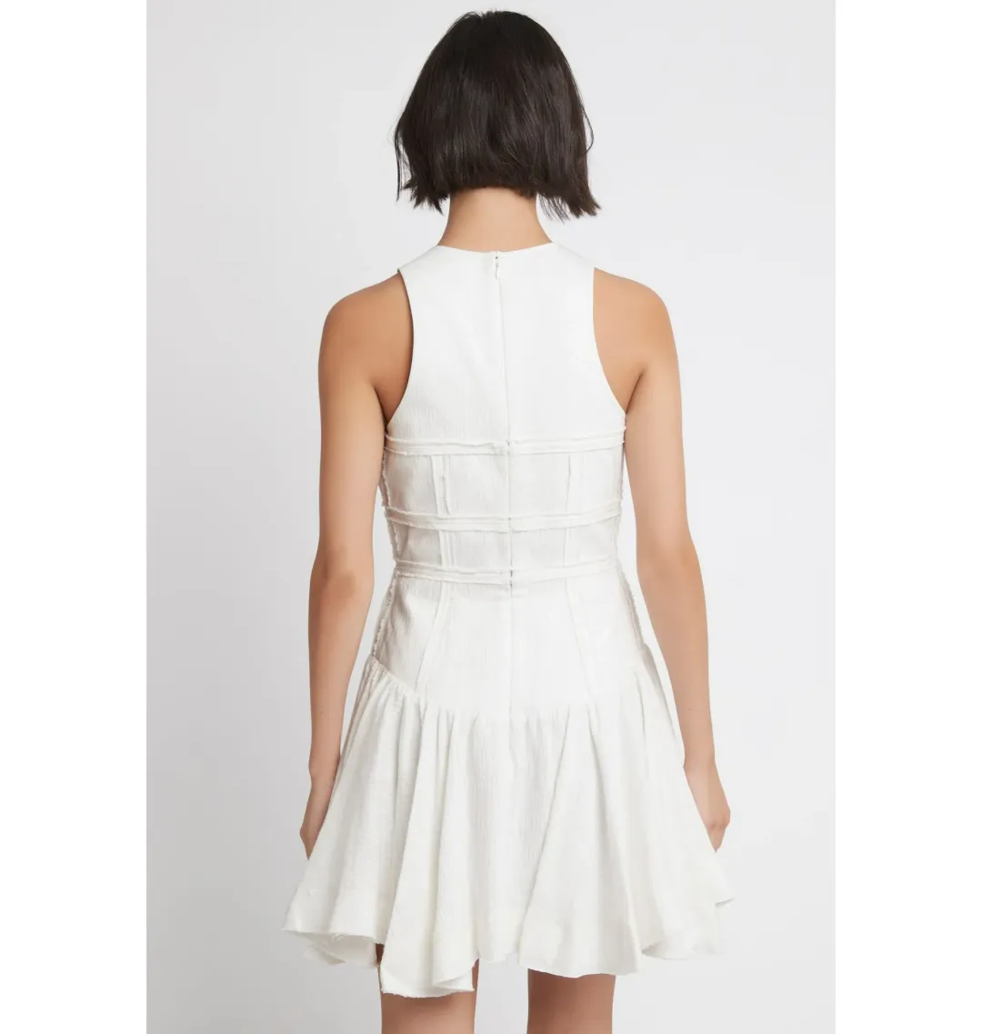 Aje Corset Mini Dress White Size AU 12 for rent on The Volte - main image